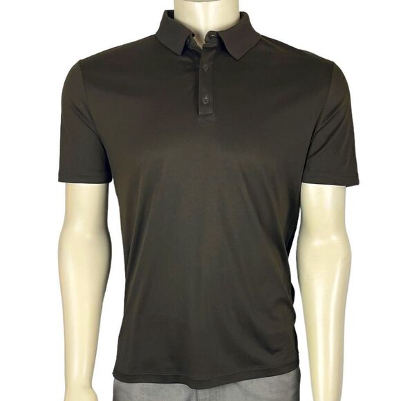 NWT Alexander Wang S/S Polo in Solid Brown 100% Cotton Size Small - Picture 1 of 8
